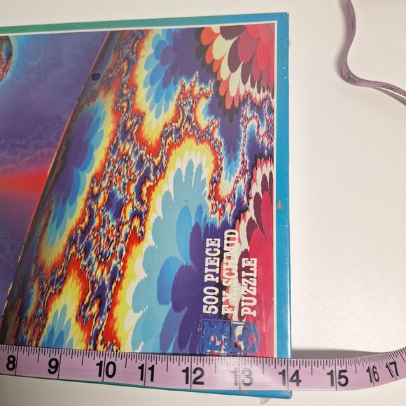 Color My World 500 Piece FX Schmid Puzzle Psychedelic Fractal Art Hippie Tie Dye - Picture 7 of 8